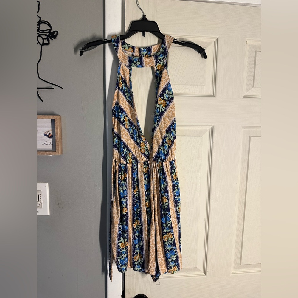 Floral Halter romper